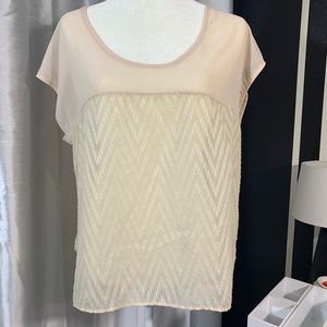 Blush/Cream Eyeshadow Blouse from Macy’s